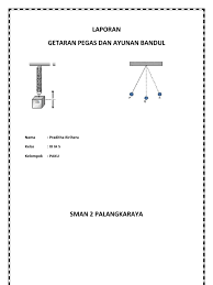 Massa bandul tidak berpengaruh pada osilasi bandul. Laporan Ayunan Bandul Dan Getaran Pegas