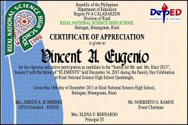 Free certificate templates from deped tambayan that you can use to make formal awards, awards for kids, awards for a tournament, school, recognition, and many more. Mr And Ms Risci 2013 Certificate Templates On Behance