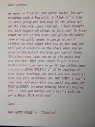 Special Letter From The Potty Fairy To Get Her Started Potty Time Special Letters Potty Training