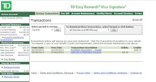 Td bank visa ® credit card: Looks Like My Td Bank Easy Rewards Card Got Upgrad Myfico Forums 2315185
