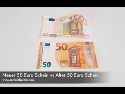 Der neue 50 euro geldschein ist seit dem 04. Neuer 50 Euro Schein Vs Alter 50 Euro Schein Youtube