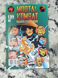 Mortal kombat is the series of comic books published by malibu comics based on the mortal kombat video games series license between 1994 and 1995. Vf Nm Malibu Comics Mortal Kombat Blood Thunder 3 Modern Age 1992 Now Fundetfunval Collectibles