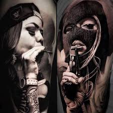 Find the perfect gang tattoo stock photo. 60 Best Tattoo Designs For Men In 2018 Part 2 Best Tattoo Designs Tattoo Designs Men Gangster Tattoos