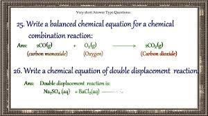 Very Short Answer Type Questions In Chemical Reactions And Equations 6 This Or That Questions Chemical Equation Short Answers