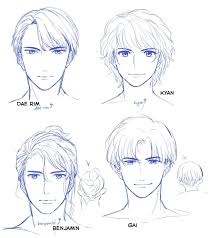 Sketching Of Boys Boy Hair Drawing Hair Reference Manga Hair