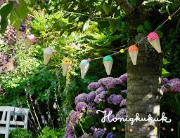 Eishornchen Girlande Basteln Eierkarton Upcycling Girlande Im Garten Girlanden Basteln Girlanden Papiergirlanden