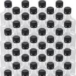 Amazon.com: Pellah 200 ml 6.7 oz Flask Bottles with Caps (48 ...