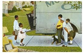 $26.99 (1 new offer) ages: Solve New Neighbors By Norman Rockwell Jigsaw Puzzle Online With 150 Pieces