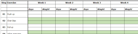 Try a fitness log to introduce new exercises or routines. Excel Template Exercise And Workout Tracking Template By Excelmadeeasy