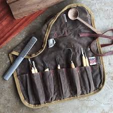 See more ideas about diy leather tool roll, leather tool roll, tool roll. Waxed Canvas Tool Roll By Iron And Resin Petagadget Tool Roll Leather Tool Roll Wood Carving Tools Knives