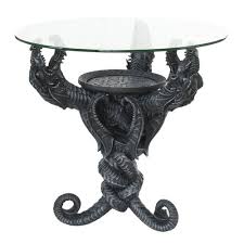 Vintage carved mahogany tea table w/six nesting stools and glass top gorgeous. Dragon Heads 22 Tall Glass Top End Table Dragon Heads 22 Tall Glass Top End Table 221pt28 229 99 Monsters In Motion Movie Tv Collectibles Model Hobby Kits Action Figures Monsters In Motion