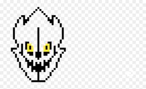 I'm really happy with how his glowing eyes and mouth turned out. Pixel Clipart Png Download Disbelief Papyrus Gaster Blaster Transparent Png Vhv