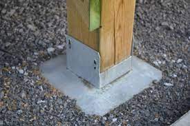 In order to get a professional and accurate result, we recommend you to use batter boards and string. Free Standing Deck Footings Fine Homebuilding