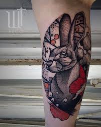 Cooltop Geometric Tattoo Bunny Outline Tattoo Bunny Rabbit Tattoo Easter Bunny Tattoo Ideas Geometric Coolgeomet Tattoos Rabbit Tattoos Bunny Tattoos