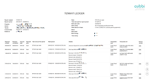 how to download a tenant ledger cubbi