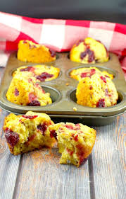 The cornbread dressing balls use leftover cornbread dressing with a little cheese added to it. Cranberry Cornbread Muffins Leftover Cranberry Sauce Food Meanderings
