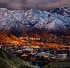 Beautiful Sunset On University Of Utah Campus In Salt Lake City Ut Salt Lake City Utah City University Of Utah