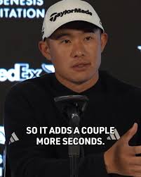"I have nothing against Lucas, but if we are going to ban aimpoint, I think  we should ban all long putters as well.", Collin Morikawa takes a friendly  jab at Lucas Glovers comments