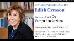 Información, novedades y última hora sobre edith cresson. Edith Cresson On Her Favourite Political Song Youtube