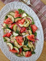 Easy Cucumber Salad Recipe Easy Cucumber Salad Healthy Recipes Healthy