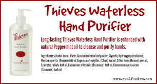 Check spelling or type a new query. Thieves Waterless Hand Purifier Real Food Rn