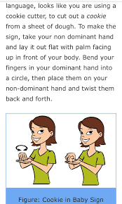 Cookie Sign Language For Kids Baby Signs Sign Language