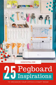 Kitchen organization, pegboard jewellery display organizers, and in this case a pegboard craft this is so the pegboard accessories have enough room to slide into the hold. 25 Pegboard Inspirations To Organize Your Office
