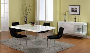 3.2 out of 5 stars. White Lacquered Dining Table W Glass Legs Optional Chairs