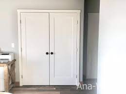 Internal french doors and double doors in oak, solid hardwood, ash, walnut and pvc. French Closet Doors Ana White