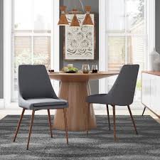 Perfect for minimalist or transitional décor, its luxurious cognac leather and natural wood finish bring elegance to the table. Mid Century Modern Kitchen Dining Chairs You Ll Love In 2021 Wayfair