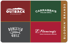 You will not be tempted to spend a large amount. Bloomin Brands