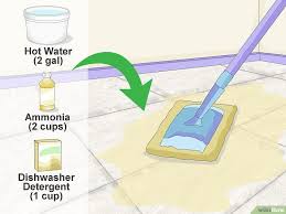 Image Titled Strip Wax Buildup From Floors Step 1 Cleaning Vinyl Floors Diy Flooring Flooring
