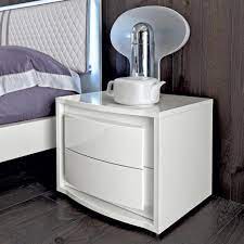 Gabriella white gloss diamante 2 drawer bedside table | furniture123. Dario White High Gloss 2 Drawer Bedside Cabinet Lycroft Interiors