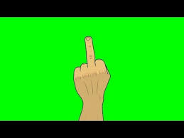 The best gifs for middle finger. Animated Hand Giving The Middle Finger Green Screen Youtube