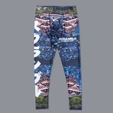 Scramble Edo Spats Blue Black