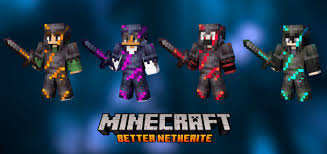 It makes the most powerful armor, pickaxes, and swords. Better Netherite Vanilla Tweakz Minecraft Pe Texture Packs