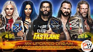 # universal champion roman reigns vs. Wwe Fastlane 2021 Updated Dream Match Card Predictions Youtube