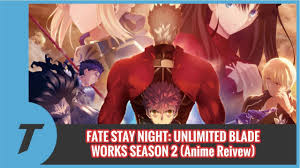 Here's your conclusion to this holy grail war. Fate Stay Night Unlimited Blade Works Season 2 Anime Review Youtube