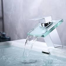 Die waschtischarmatur nt7320 ist mit der edlen abdeckung aus glas der neue eyecatcher in ihrem bad! Chrom Bad Wasserhahn Wasserfall Waschbecken Real De