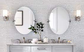 Discover the best small bathroom designs that will brighten up if mirroring an entire wall won't work in your space, you can just add multiple mirrors to one wall. 8 Small Bathroom Design Ideas The Home Depot