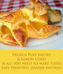 Easy Lemon Pinwheel Danish An Easy Way To Impress At Brunch Recipe Puff Pastry Recipes Frozen Puff Pastry Pastry Recipes