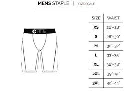 68 Explanatory Brief Size Chart For Men