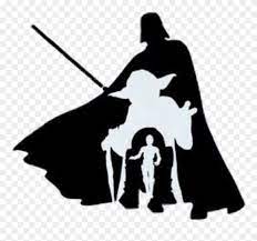 Free vector silhouettes for commercial use in.svg and.png format with a transparent background. Transparent Darth Vader Silhouette Silhouette Star Wars Clipart Png Download 5280139 Pinclipart