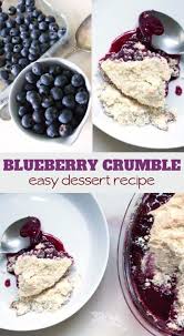 Easy Blueberry Crumble Dessert Recipe Recipe Blueberry Desserts Recipes Blueberry Crumble Dessert Easy Blueberry Desserts