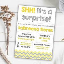 Shh It S A Surprise Baby Shower Invite Announcement Etsy Surprise Baby Shower Invitation Surprise Shower Invitations Surprise Baby Shower