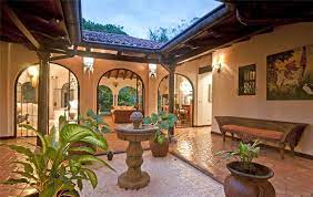 Courtyards are common elements in both western and eastern building patterns and. Small Hacienda Style House Plans Luxury Balcony Mediterranean Style House Plans Hacienda With Hacienda Style Homes Courtyard House Plans Spanish Style Homes