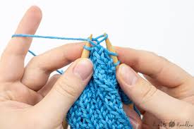 To pick up a stitch dropped on a purl row, turn your work around, and follow the directions for picking up a dropped knit stitch. How To Knit Through Back Loop Ktbl Step By Step Tutorial