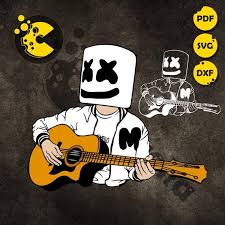 17 Designs Pdf Png Svg Files Marshmello Bundle Image 4 Joker Hd Wallpaper Dj Art Pikachu Wallpaper