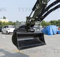 TYPHON 1000mm Leveling Bucket for 2–3 Ton TERROR XXV Mini Excavator |  Heavy-Duty Digging Bucket