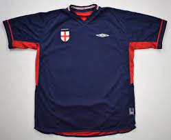 Red returned to the england pallette after the experiments of the previous kits. 2004 02 England Shirt L Football Soccer International Teams Europe England Classic Shirts Com